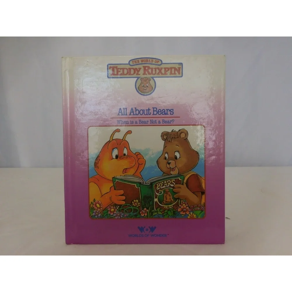 Teddy Ruxpin The Story of All About‎ Bears HC Book ONLY Vintage 1985